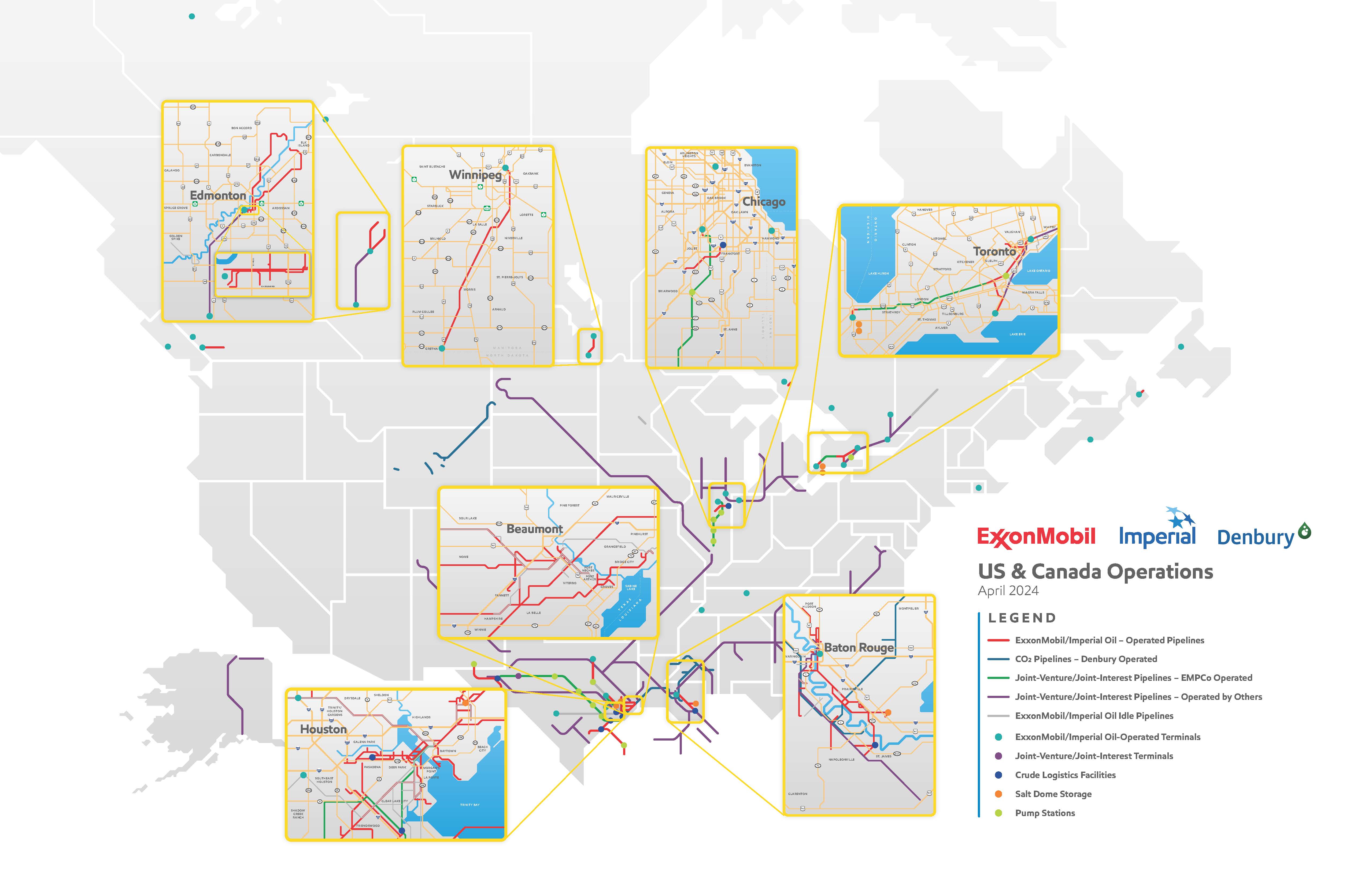 Exxon String Map Locations