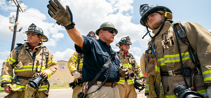 First responders training for industrial emergencies