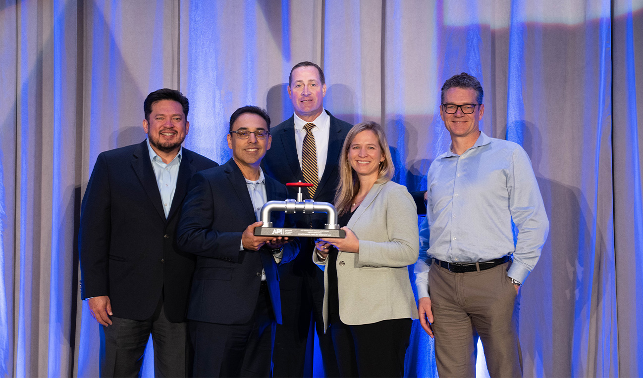 ExxonMobil Pipeline Company receives the 2022 API Distinguished Pipeline Safety Award