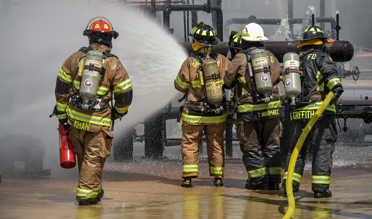 First responders participating in September 2025 TEEX training