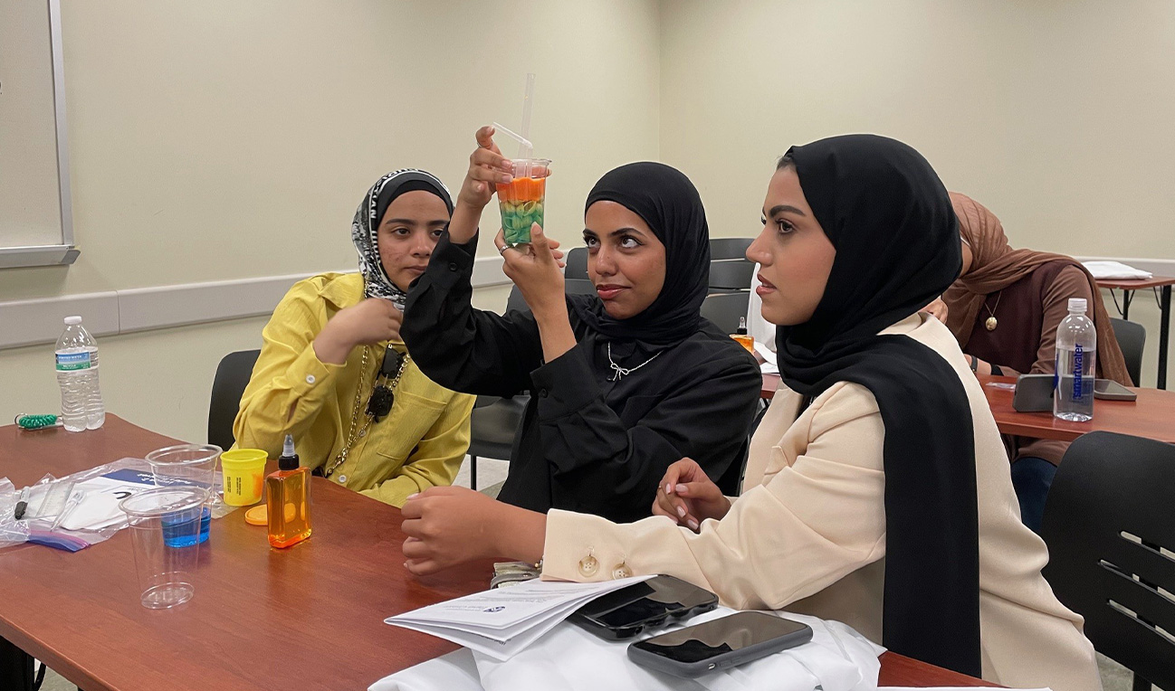 Students at University of South Carolina implementing the Tapia Carbon Project