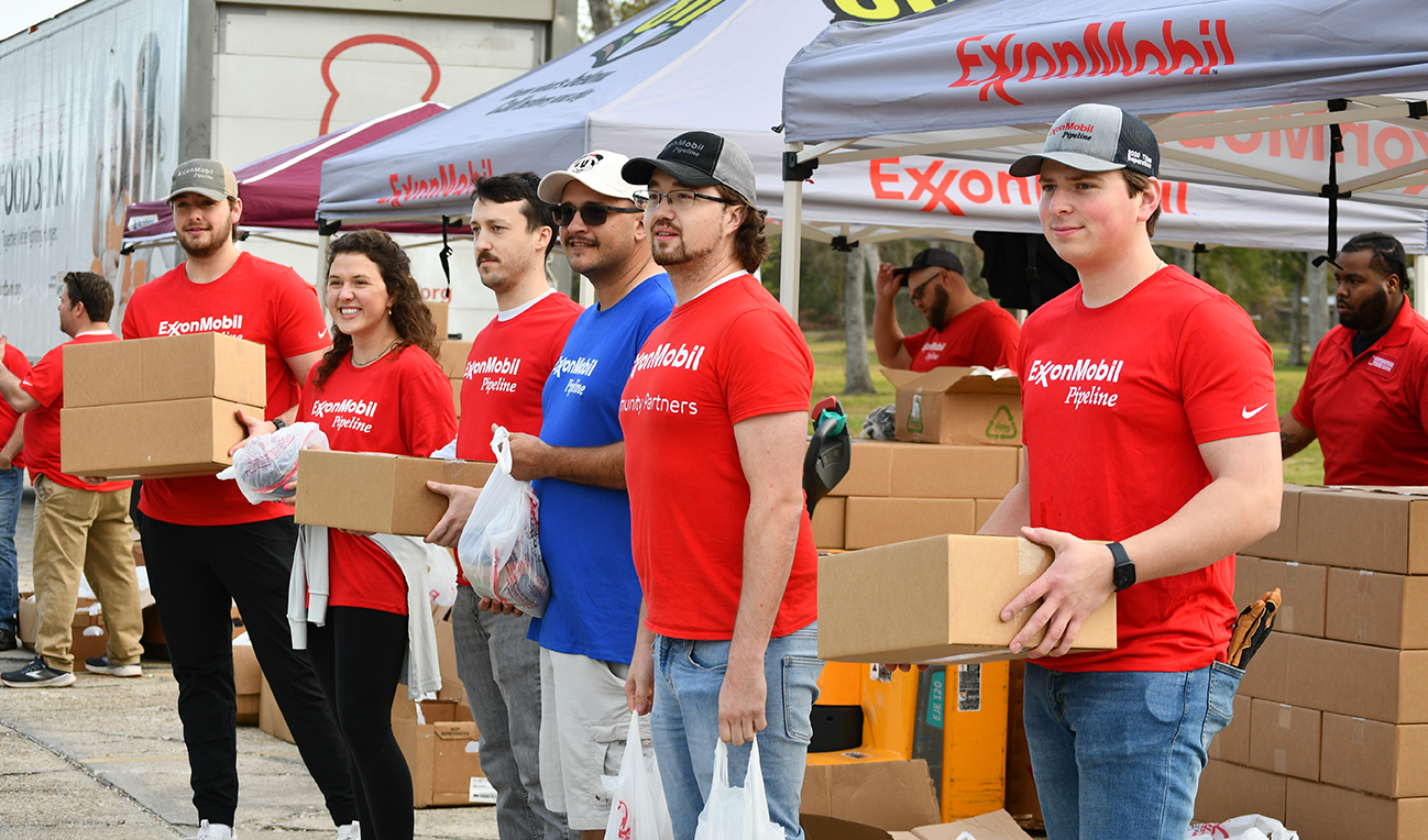 ExxonMobil Pipeline Company partners with Greater Baton Rouge Food Bank for holiday meal distribution events