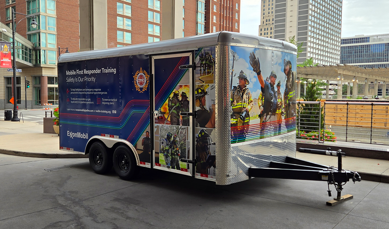 ExxonMobil Pipeline mobile training trailer