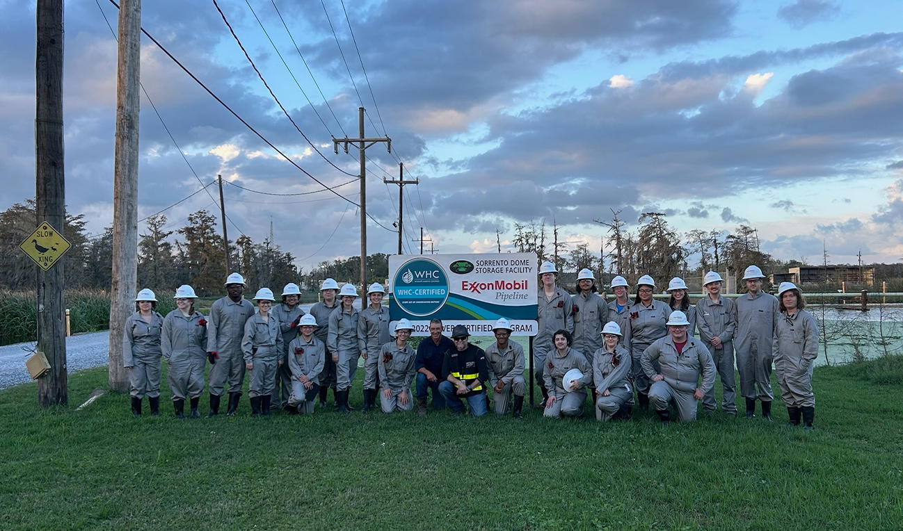 Southeastern Louisiana University field trip to our Sorrento Storage Dome facility